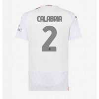 AC Milan Davide Calabria #2 Vonkajší Ženy futbalový dres 2023-24 Krátky Rukáv